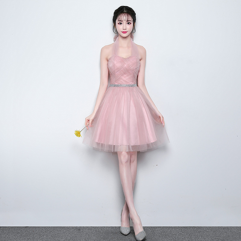 1802 pink short dress