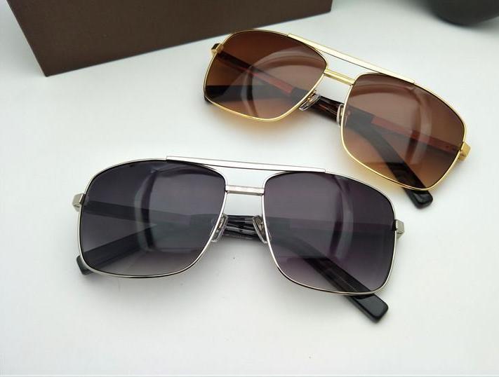 

new fashion classic sunglasses attitude sunglasses gold frame square metal frame vintage style outdoor design classical model 0259