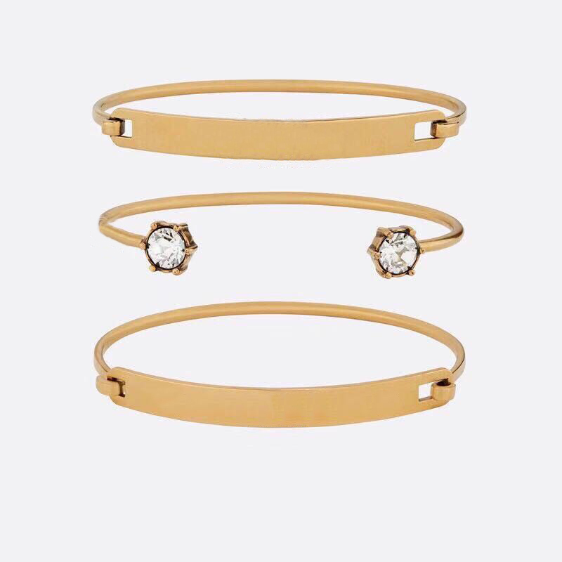 Fashion Marque a des timbres CZ Designer Bracelets Femmes Mariage Amants cadeaux Engagement Bijoux de luxe avec boîte HB520