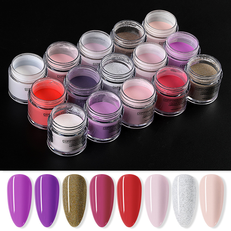 

PinPai Shiny Dip Nail Art Powder Glitter Chrome Rub Pigment Dipping Powder For Nail Tips Decoration Glitter Manicure Dust