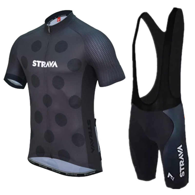 

2021 Pro Team Strava Men's Cycling Jersey Sets Short Sleeve Bike Maillot Ropa Ciclismo Bicycle Kit, Cycling set1
