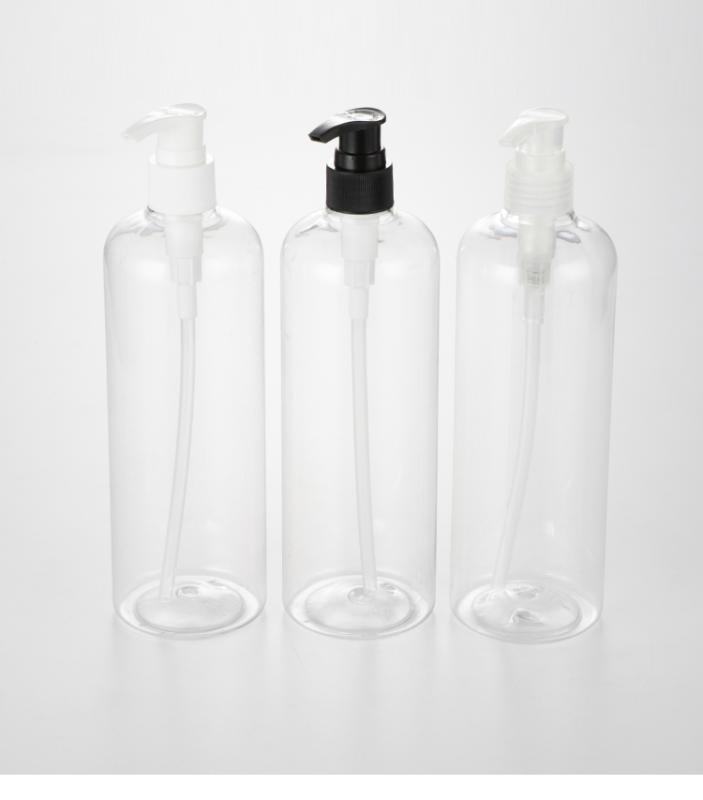 

500ml Round Shoulder Long Section with Screw Pump Pet Plastic Cosmetic Emulsion Press Empty Bottle