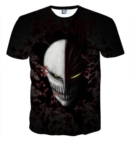 

BLEACH T Shirt 3D digital men 3d Print tshirt Mens Casual Tee tshirts For Men Short Sleeve Tops Full Size S-5XL, B-010