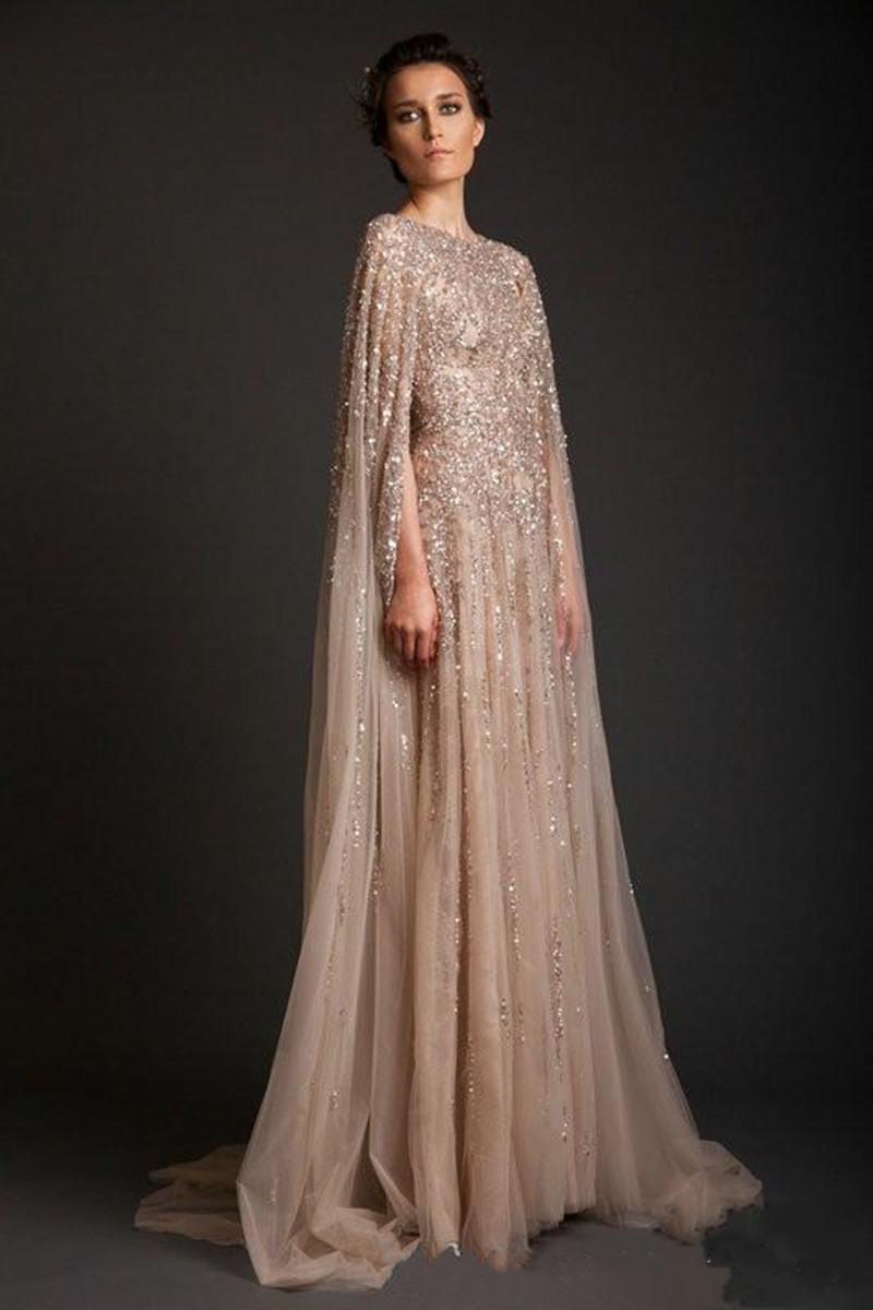 

Sleeveless A-Line Formal Party Dress Popular Scoop Empire Party Vestidos 2019 New Design Silver Hand Beads Evening Dress Vestido De Festa, Chocolate