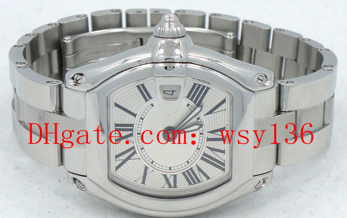 

Factory Supplies Luxury Top Quality STAINLESS STEEL Bracelet LADIES Quartz Movement Watch W62016V3 Womens Wristwatches, Silver