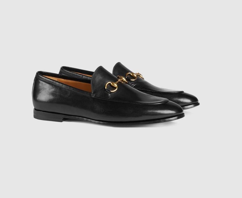 

wholesale Dress Shoes man classic horsebit shoes woman business sets foot on loafers casual shoes, Brown