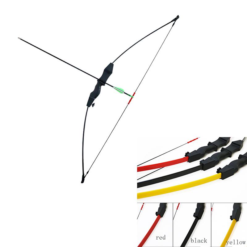 

Black Yellow Red Children Rifle scope Bow and Arrow Simulation Bow and Arrow Toy Parent-child Youth Training Bow