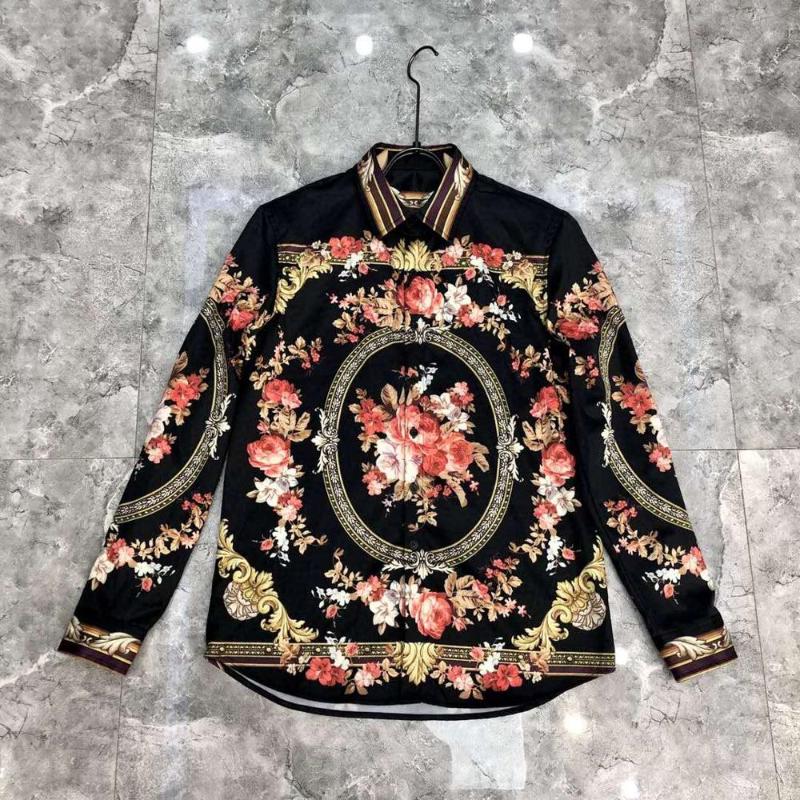

BH03190 Fashion Men' Shirts 2020 Runway European Design party style Men' Clothing, As pic