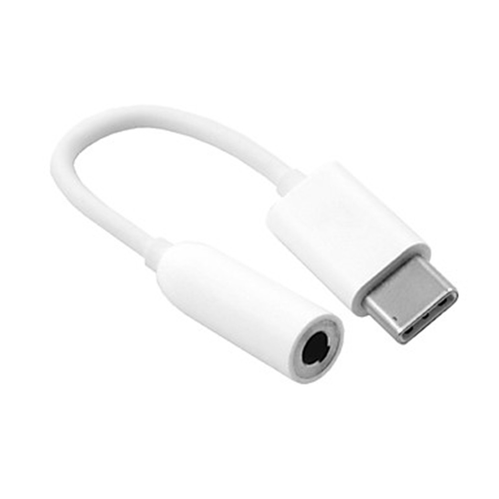 

USB 3.1 Type-C Adapter to 3.5mm Earphone Headset Cable Audio, White