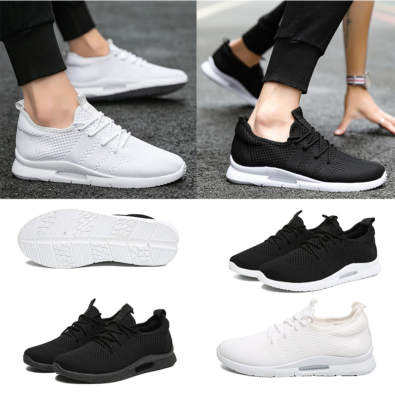 

fashion free fly women men running shoes elasticity breathable net triple white black trainer top designer sport sneakers 39-45, A1