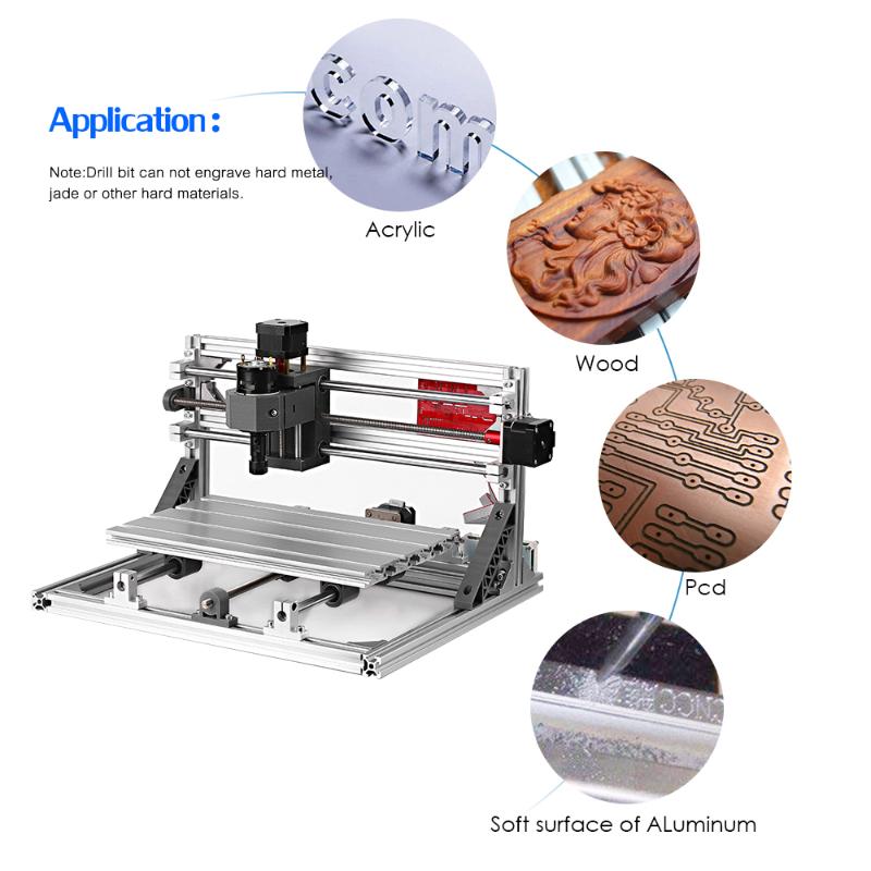 

New Mini Laser Engraving Machine CNC 3018 Laser engraver DIY Hobby Cutting Tools ER11 GRBL for Wood PCB PVC Mini CNC Router CNC3