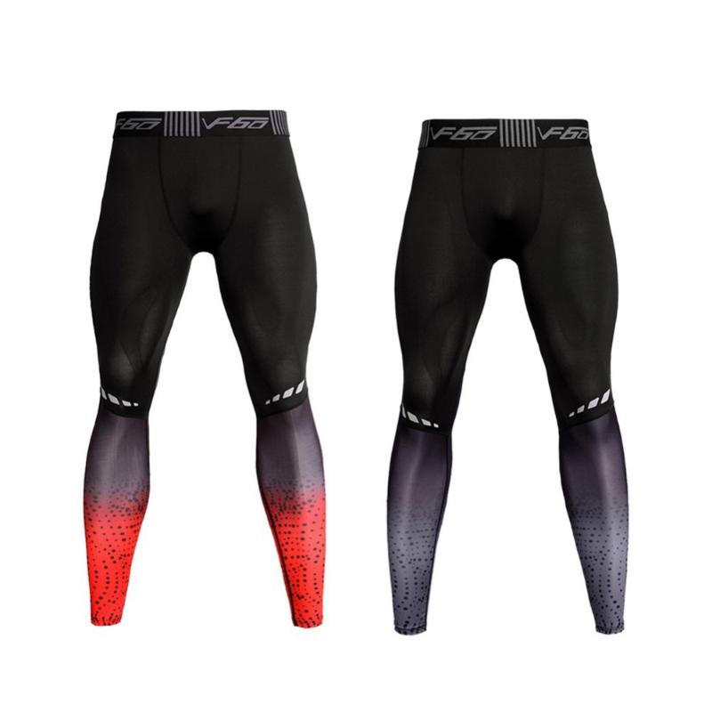 

New Arrival Slimming Fitness Workout Skinny Sports Pants Mens Sweatpants Trousers Casual Tights Pants Elastic Quick Dry Stretch, Gray