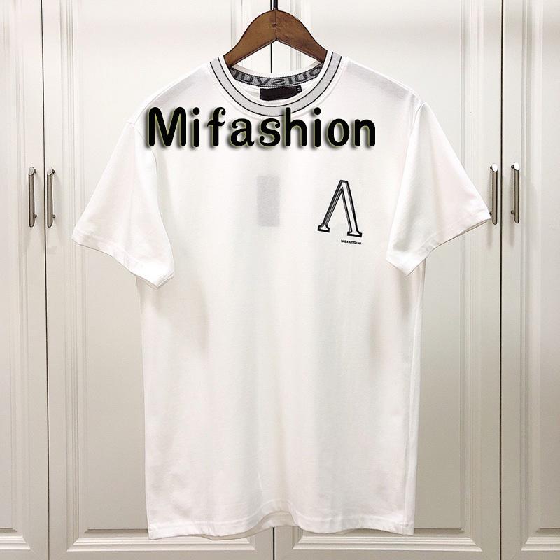 Trend t-Shirt,Wavy Ribbon Rainbow Fashion Personality Customization