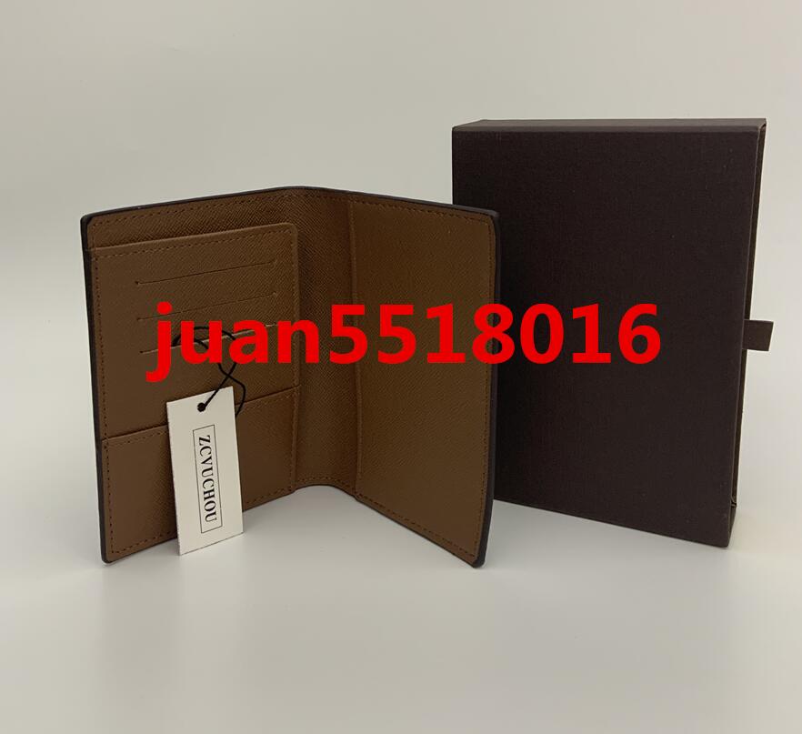 

Women leather passport cover credit card holder men business travel passport holder wallet covers for passports carteira with box, White