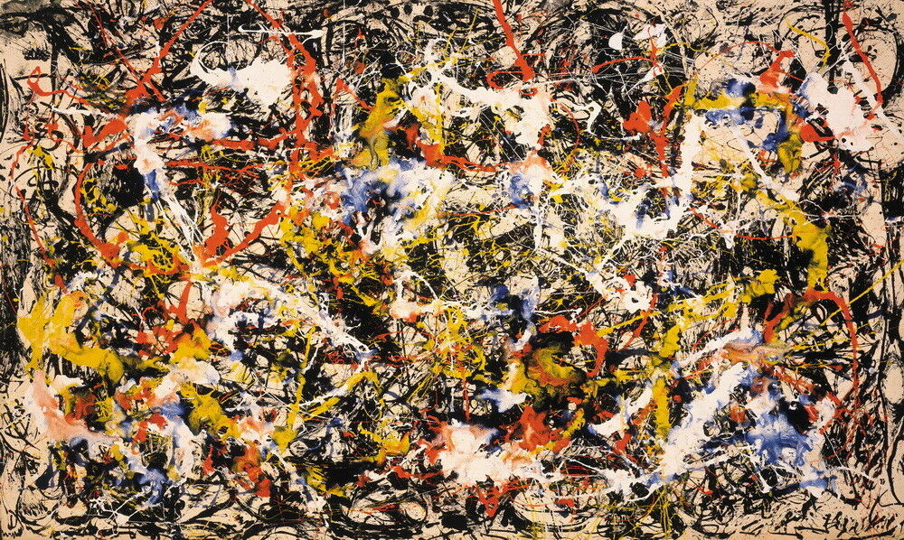 

Jackson Pollock Convergence Home Decor Handpainted &HD Print Oil Painting On Canvas Wall Art Canvas Pictures 191107