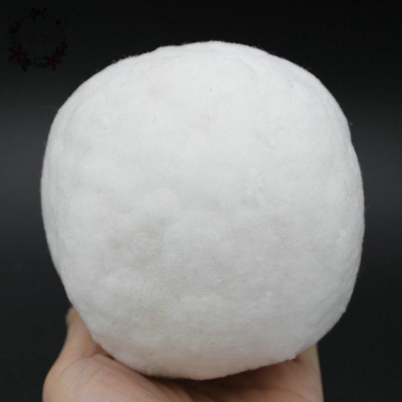 

8pcs/lot Large White Polypropylene Ball Pompons ball Snowballs Snowman decoration 10/7/6/5/4cm Festival Decor Xmas decor