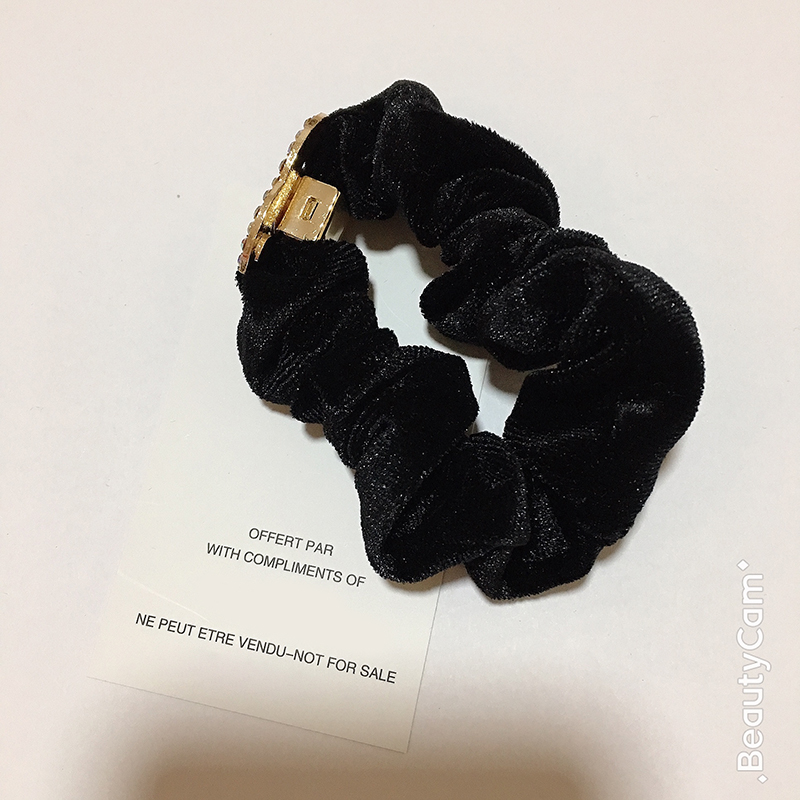 

3X2.5CM Color diamond alloy flannel rubber band hair rope C head rope hair ring for Ladies collection luxurious design items vip gift, Pink