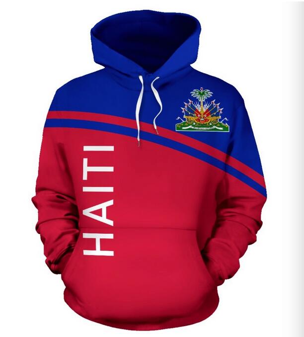 

Unisex StreetWear Haiti All Over 3D Print Hoodie Men Fashion Casual Pullover Oversized Long Coat Clothing Sweatshirt Long Sleeve XM068, As shown