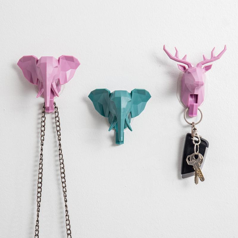 

Door decoration hook, key storage rack, no mark, nail, adhesive hook room decorations cute cartoon decorations decoration home