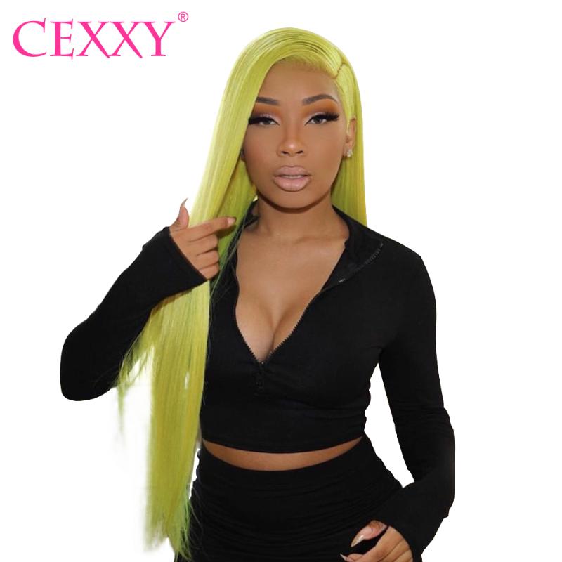 

Green Lace Front Human Hair Wigs Straight Colored Human Hair Wigs For Women 28Inch Pre plucked Lace Front Wig Glueless, As pic