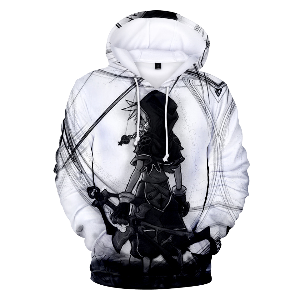 

Frdun Kingdom Hearts 3D Hoodies Sweatshirt Fashion Pullover Cool Oversize Hoodies 2018 New Hot Game Unisex Sweatshirt, Q2672