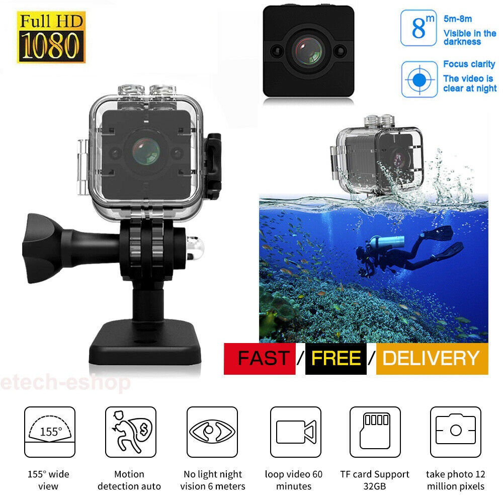 

SQ12 Mini Camera 1080p cam Night Vision Wide Angle lens Waterproof Mini Camcorder DV Voice Video Recorder Action Camera SQ 12