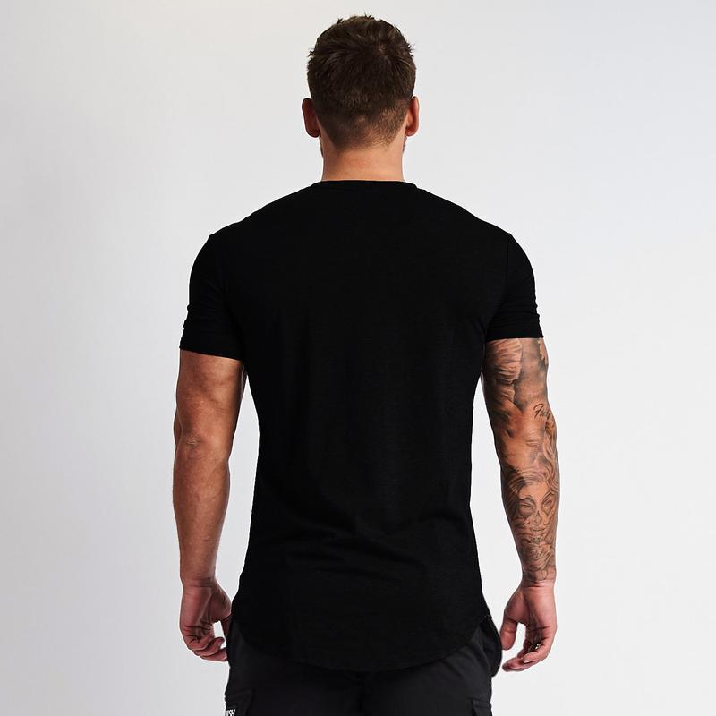New Plain Clothing Fitness T Shirt Men O Neck T Shirt Cotton ...