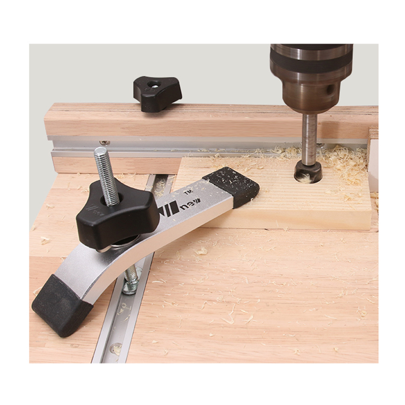 

Woodworking T Track Slider M8 T Screw M8 Nut Saw Table Acting Hold Down Clamp for T-Slot T-Track Wood Work DIY Tools