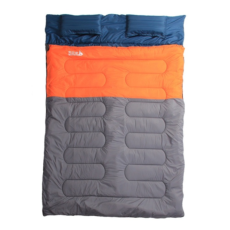 

3.5kg Double Travel Sleeping Bag Ultralight Portable Envelope Style Sleeping Bag 2-Person Capacity Waterproof Hiking 52049