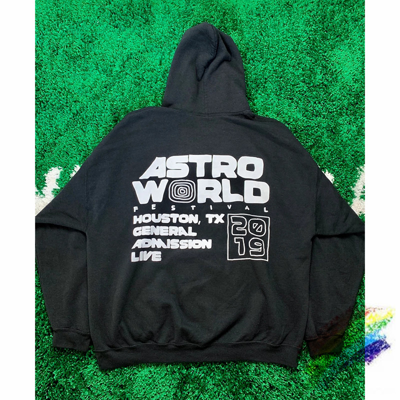 

Men's Hoodies & Sweatshirts Travis ScoFestival Cactus Jack STAFF Hoodie Women Men Quality ASTROWORLD Pullover, Black