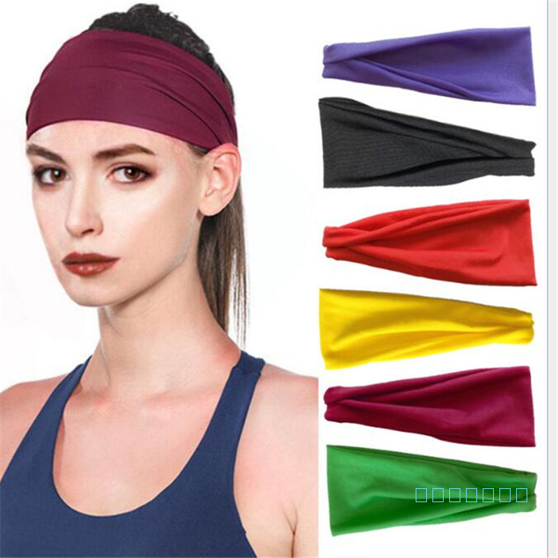 /équitation Basketball Tbest Femmes Sport Yoga Bandeau Fitness Yoga Headwear Gym Cheveux Bande Fitness entra/înement Sweatband Couvre-Chefs pour Le Yoga Running