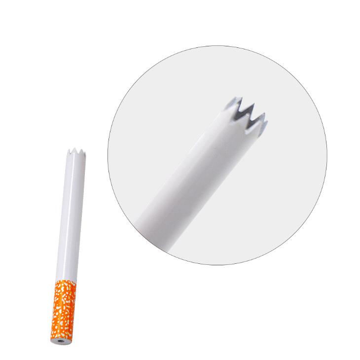 

New 78mm Aluminum Pipe Shark Tooth Pipe Cigarette Molding Filter Pipe