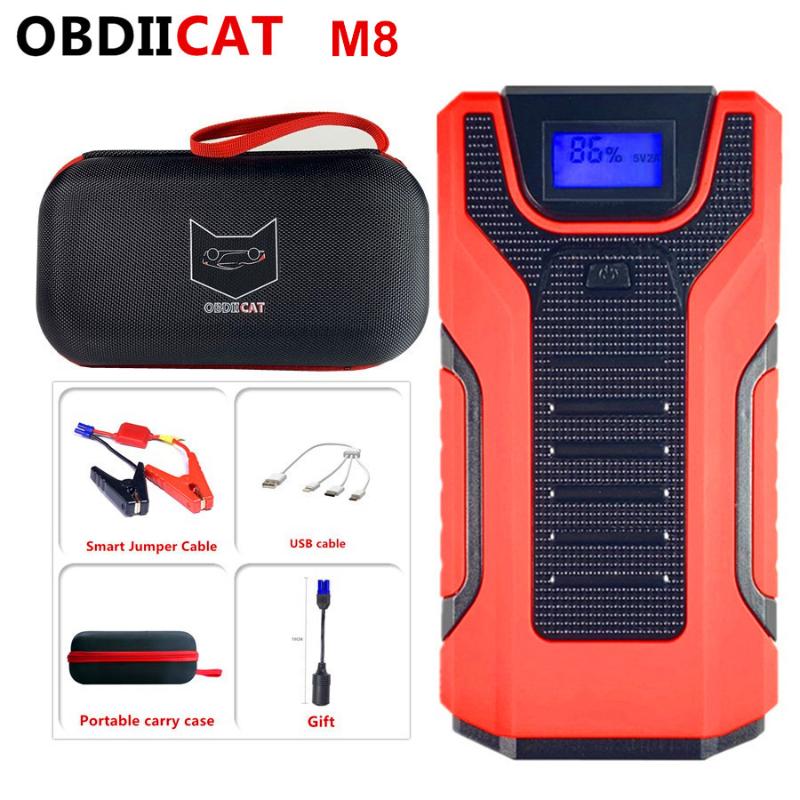 

OBDIICAT-M8 Car Jump Starter Power Bank M8 12V High Capacity Portable Car Starting Battery For Petrol&Diesel