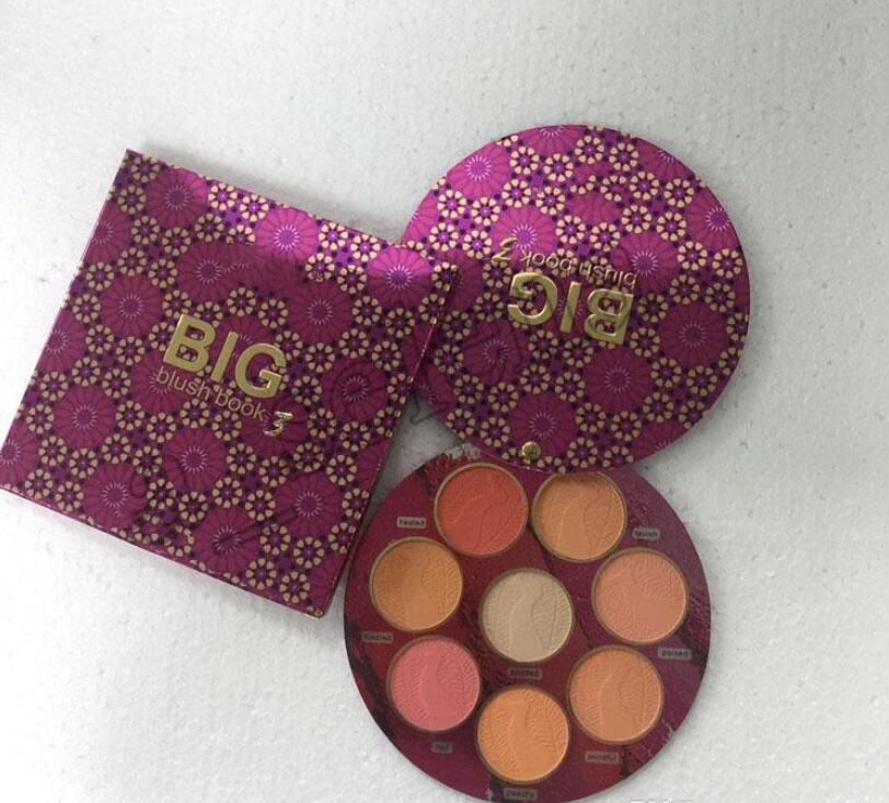 

Free Shipping by MakeupBlush ePacket New Makeup Face Brand BIG Blush BOOK 3 blush palette 8 colors Blushes & Highlighter Limited Edition, Mixed color