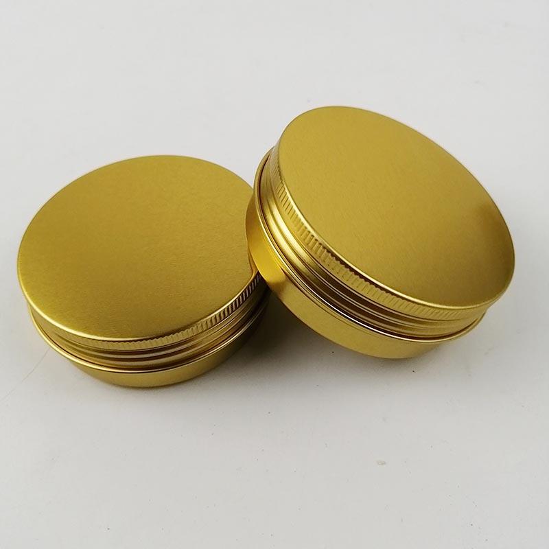 

2oz 60ml 60g Multi-Colored Round Aluminum Cans Screw Lid Metal Tins Jars Empty Slip Slide Containers FREE SHIPPING