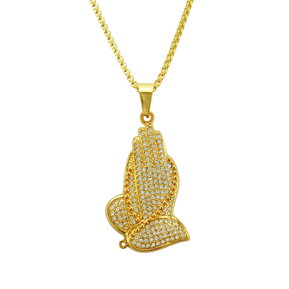 

Hip-hop Style K Gold Mens Bergamot Diamond Set Pendant Necklace Inch Large Gold Chain, Silver