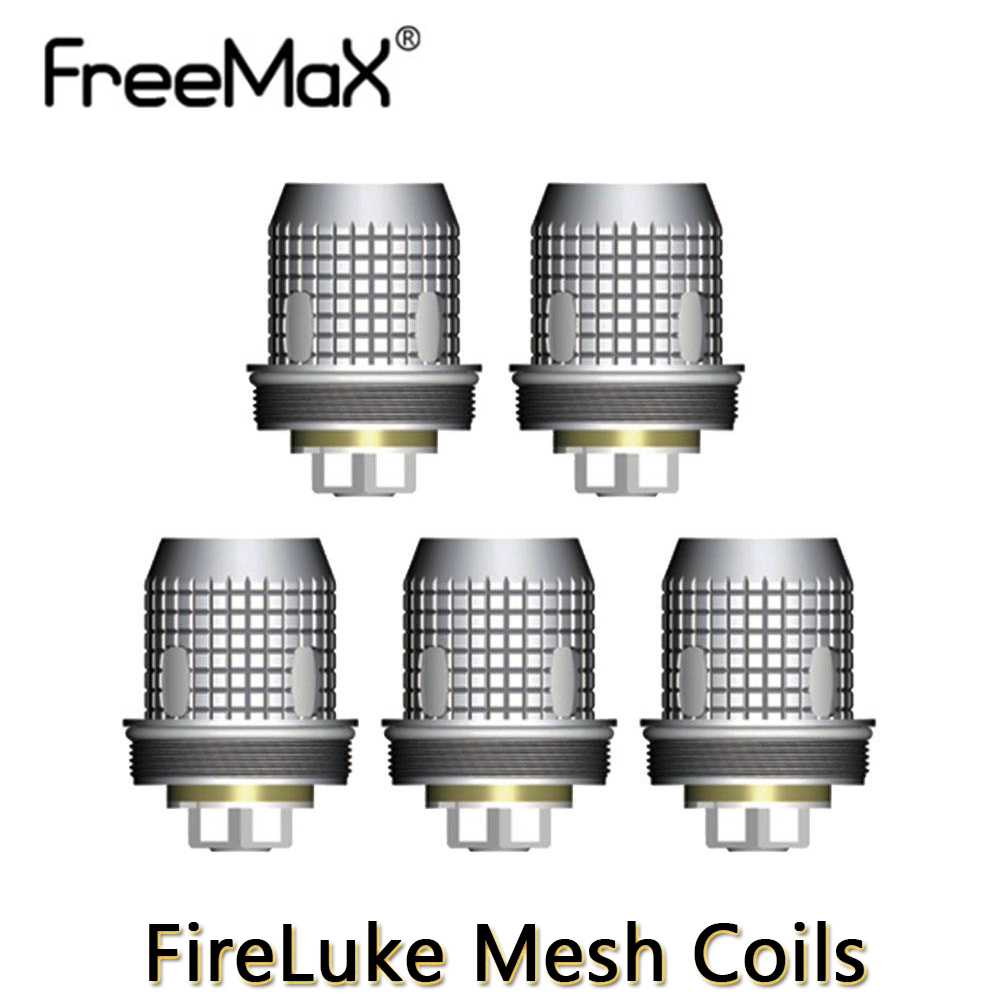 

100% Authentic Freemax Fireluke Mesh Coils 5pcs/Pack for Fireluke Mesh tank Atomizer KA1 0.15ohm/ SS316L 0.12ohm Coil Replacement Heads