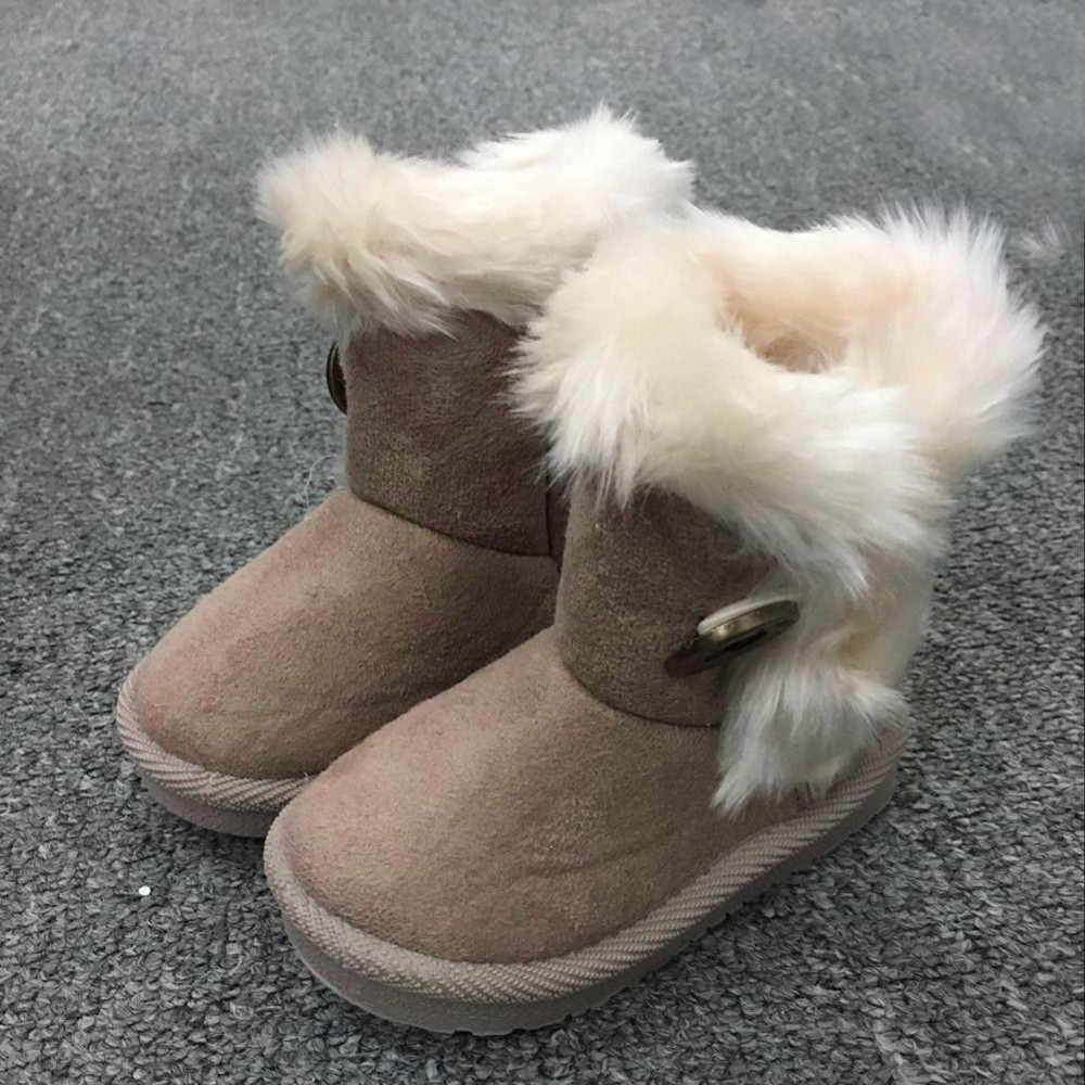 

Winter Baby Boys Girls Infants Warm Shoes Baby Soft Sole Snow Boots Soft Crib Shoes Toddler baby booties Leather Boy Boots