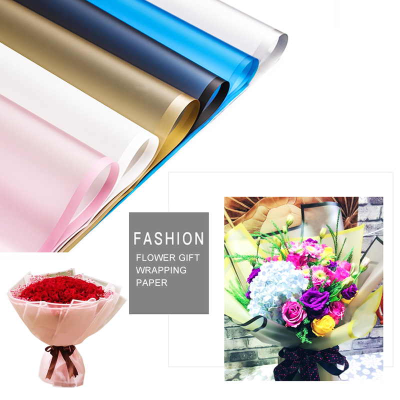 Vintage English Newspaper Gift Flower Wrap Double Sided Wrap For Festival GiftS*
