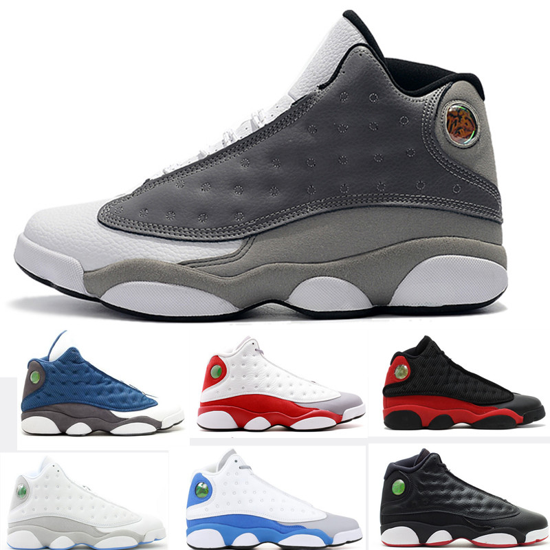 

New 13s Men Basketball Shoes Sneakers Atmosphere Grey 13 Hyper Royal Blue Flint Tennis Shoes sports Bred Trainers ALTITUDE Black Green, Barons