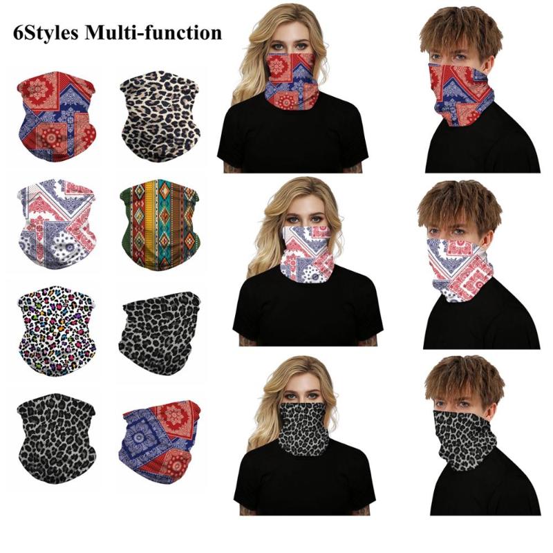 

Cycling Caps & Masks 1 PC Multi-function Flower Pattern Face Neck Gaiter Balaclava Bandana Tube Headband Scarf Headwear Outdoors Cap
