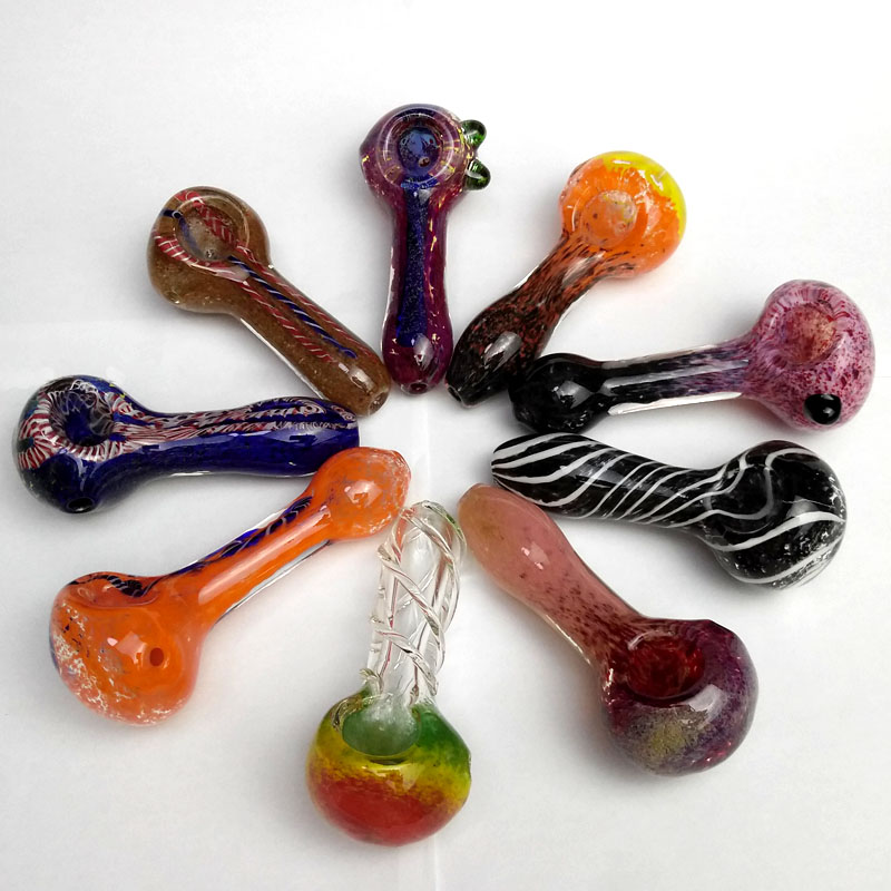 

Smoke Pipes Glass Smoking Pipe Hand Pipes Spoon Pipe HOT SALE MANUFACTURE Amazing Heady Glass Best Quality