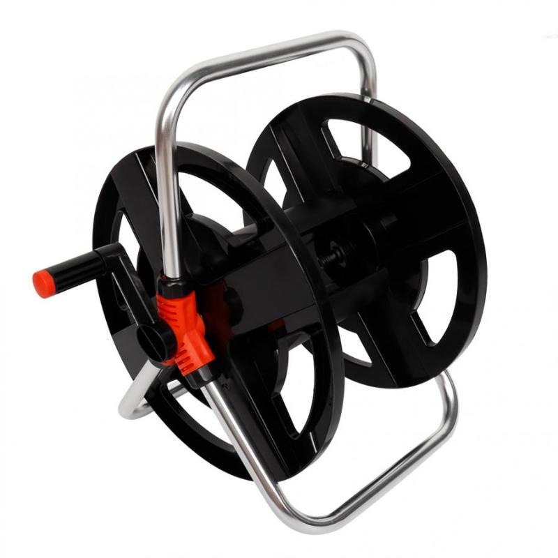 

Garden Accessories Portable Hose Cart Water Pipe Storage Rack Reel Garden Tool Accessories for 20m Water Hose Drip Type, Black