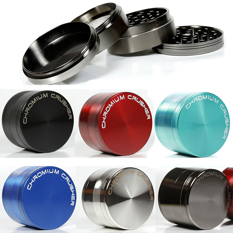 

Hot Sharpstone CHROMIUM CRUSHER Herb Grinder Smoking Accessories 4 Layers Metal Zinc Alloy Tobacco Dry Herb Grinders 40mm 50mm 55mm 63mm Diameters