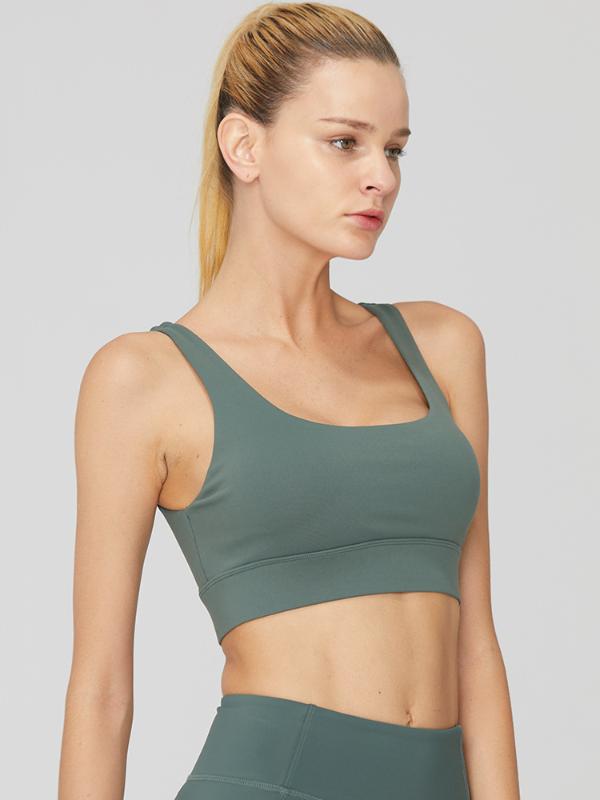 

2020 New Sports Brassiere Womens -Resistant Running Fitness Yoga Clothes Comfortable Breathable Beauty Back /30, Green