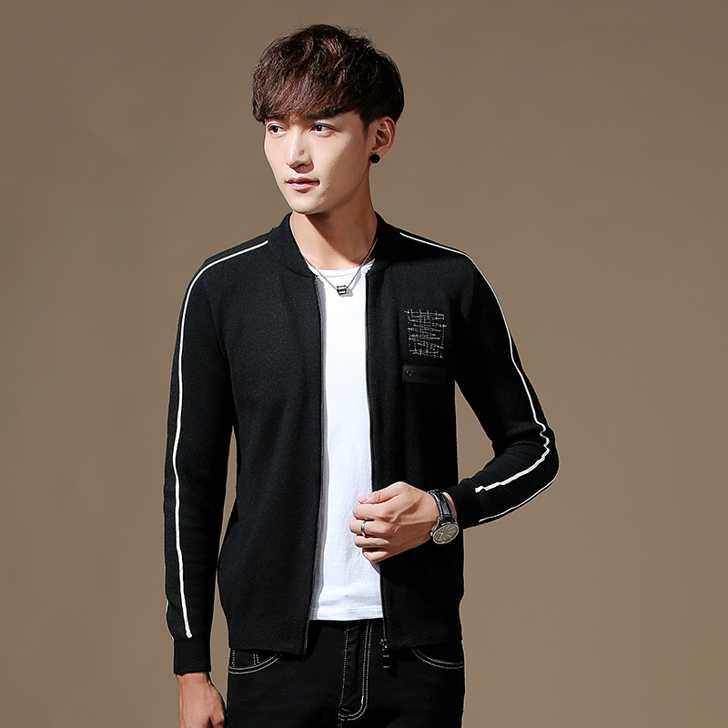 

Sweater men winter 2017 Brand Autumn Fashion Casual Cardigan Sweater Coat Men slim Fit Warm Knitting Clothes Coats, Hei