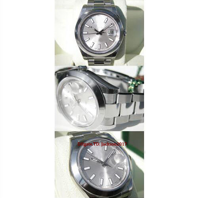 

Original box certificate mens watches II 116300 Stainless Steel Silver Index Dial 41mm Domed Bezel
