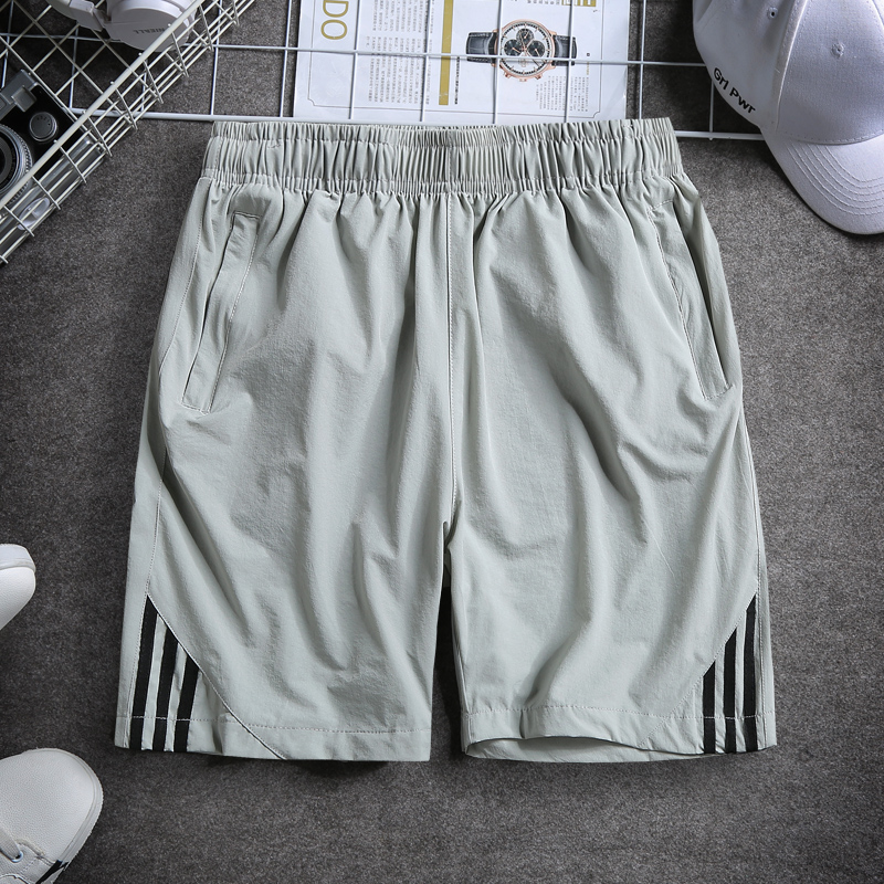 

Sports shorts casual ice cut shorts, White;black