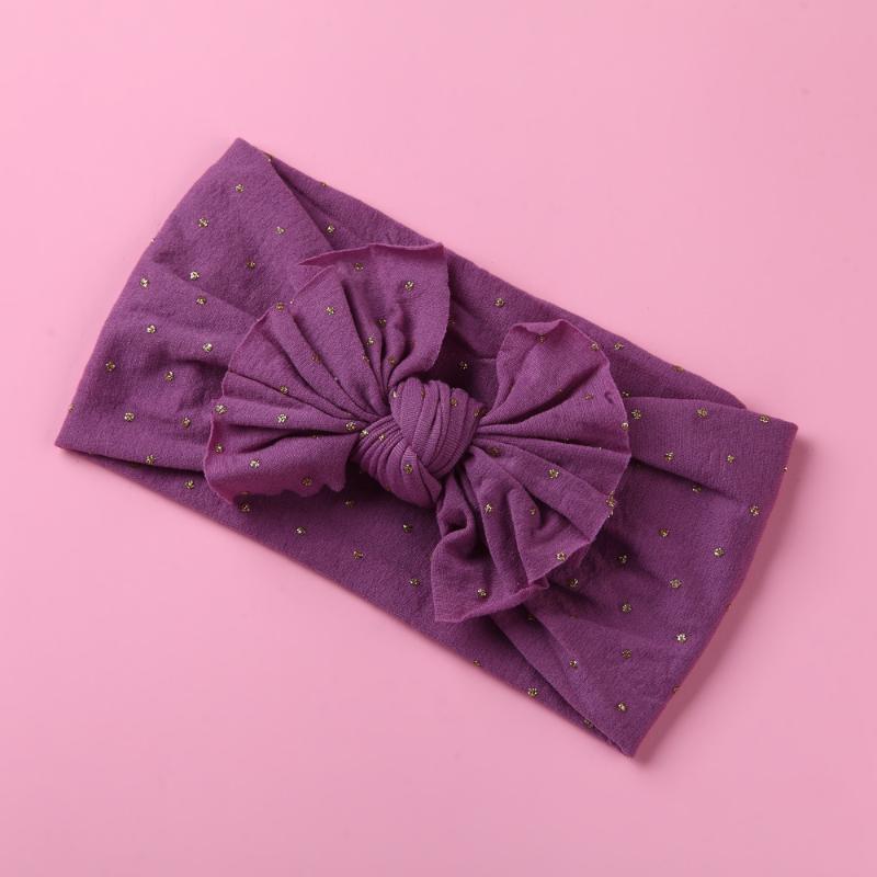 

Solid Color Gold Star Printed Baby Headband Baby Girls Hair Accessories Toddler Turban Headband Hair Band Headwear Gifts, A7lfjnsfb-9640-13