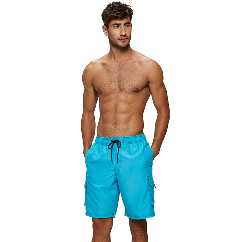 

New 2020 Men Quick Dry Solid Swimming Shorts For Men Swimwear Man Swimsuit Swim Trunks Summer Bathing Beach Wear Surf Boxer